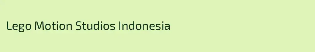 Lego Motion Studios Indonesia